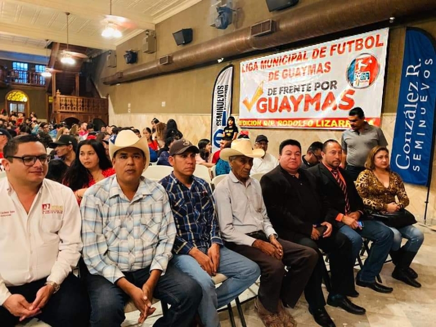 Diputado Rodolfo Lizárraga cerró este fin de semana con Noche de Gala de la Liga Municipal de Futbol Guaymas.