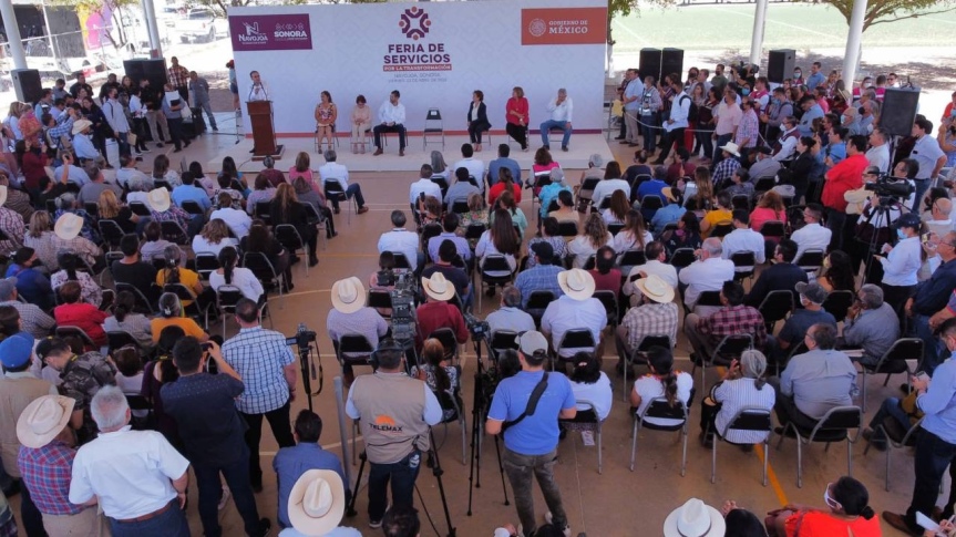 Encabeza gobernador Alfonso Durazo la Feria de los Servicios por la Transformación en Navojoa